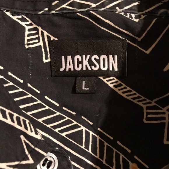 Geo Print Jackson Button up Shirt - Picture 3 of 3